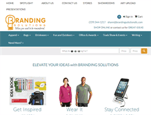 Tablet Screenshot of brandingsolutionsllc.com